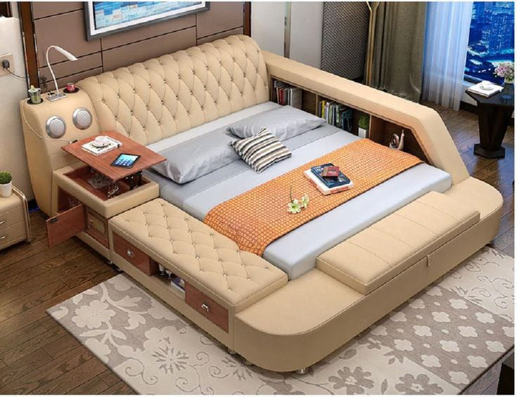 Bedroom in smart bed