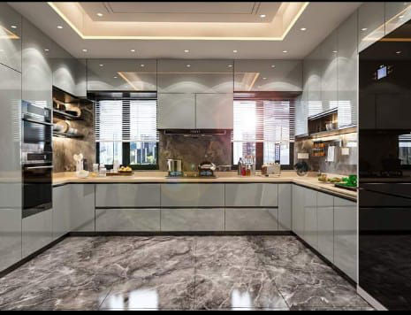 Modular Kitchen & U Shaped Modular Kitchen in Bedroom and Modular Kitchen