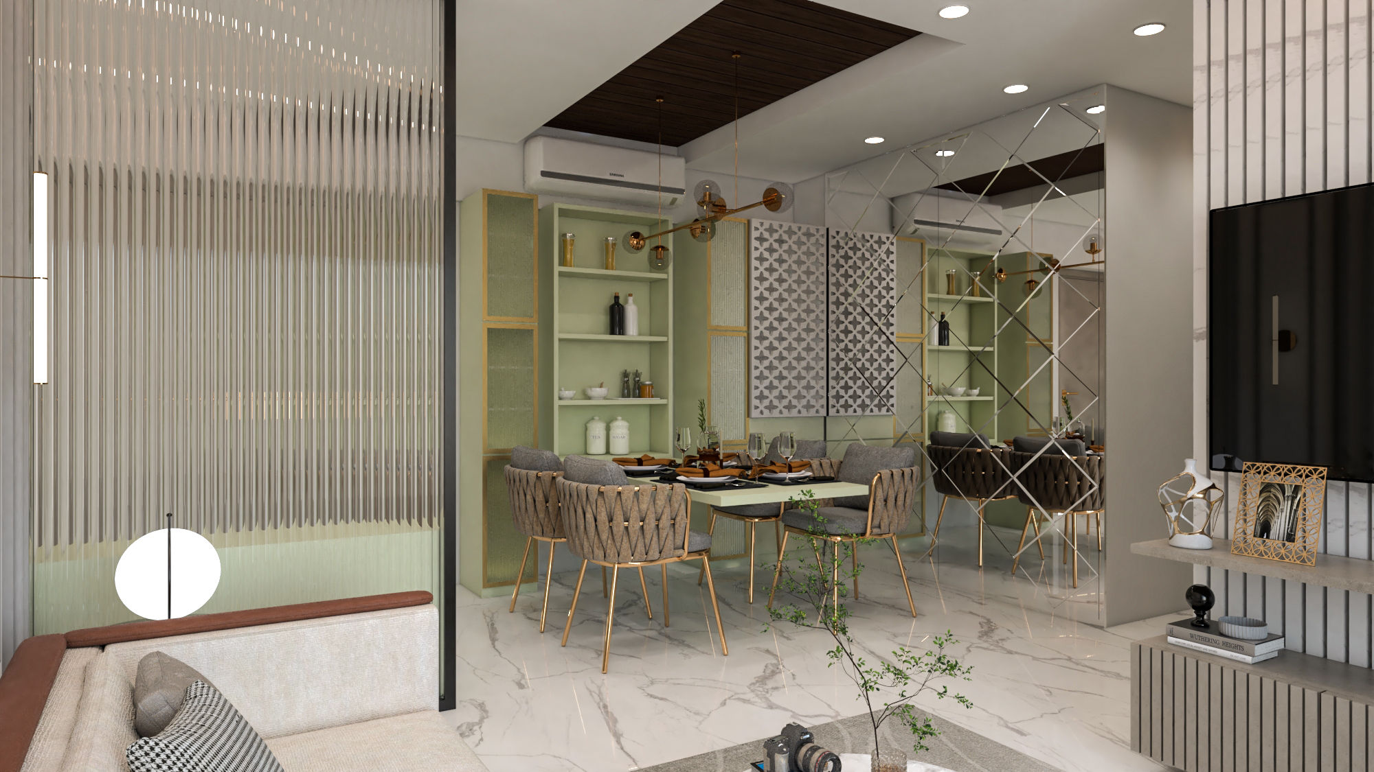 Dining Room in Lodha Splendora