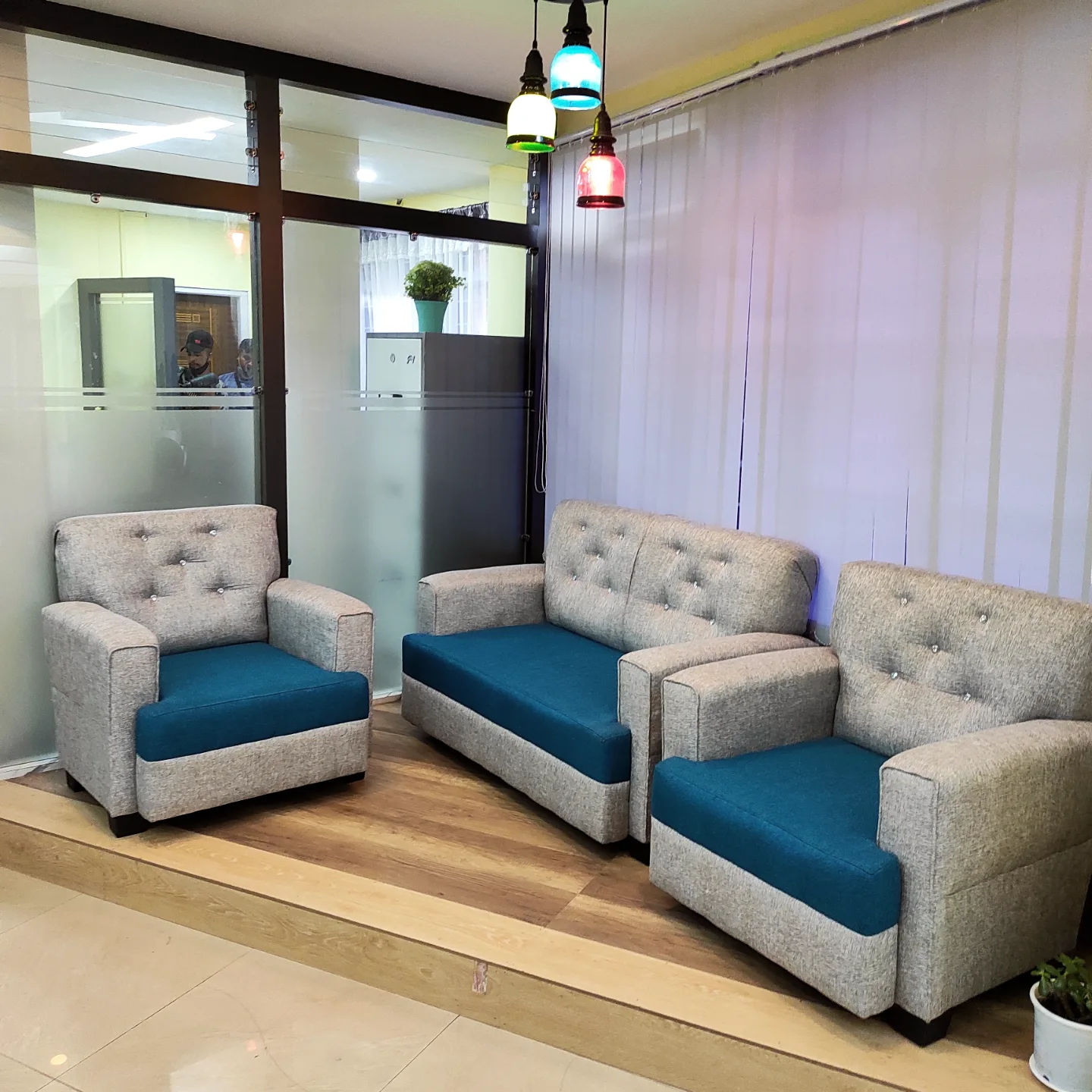 Reception in Office Renovation