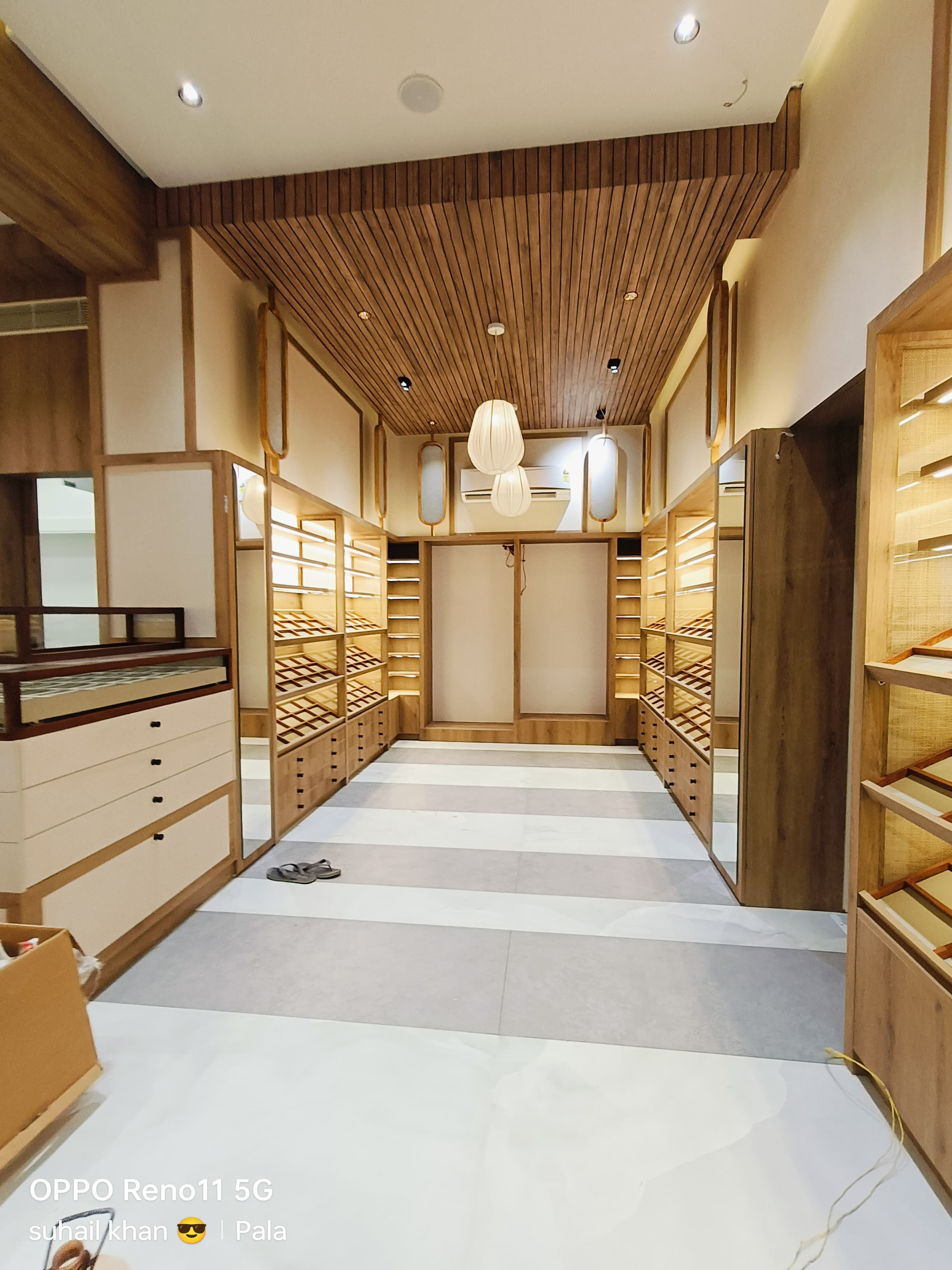 Hallway & Showroom in showroom