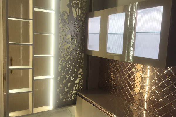 Living Room & Dining Room in M3M Heights, Gurugram