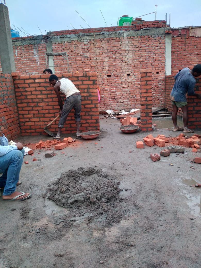 Civil Work in Awadhpuram Row Houses Colony