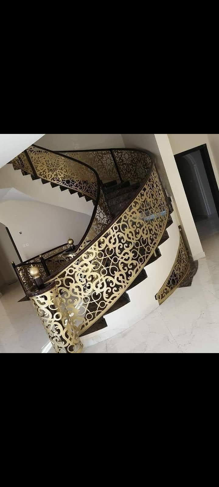 Railing Design in Amarjeet house rajauri garden