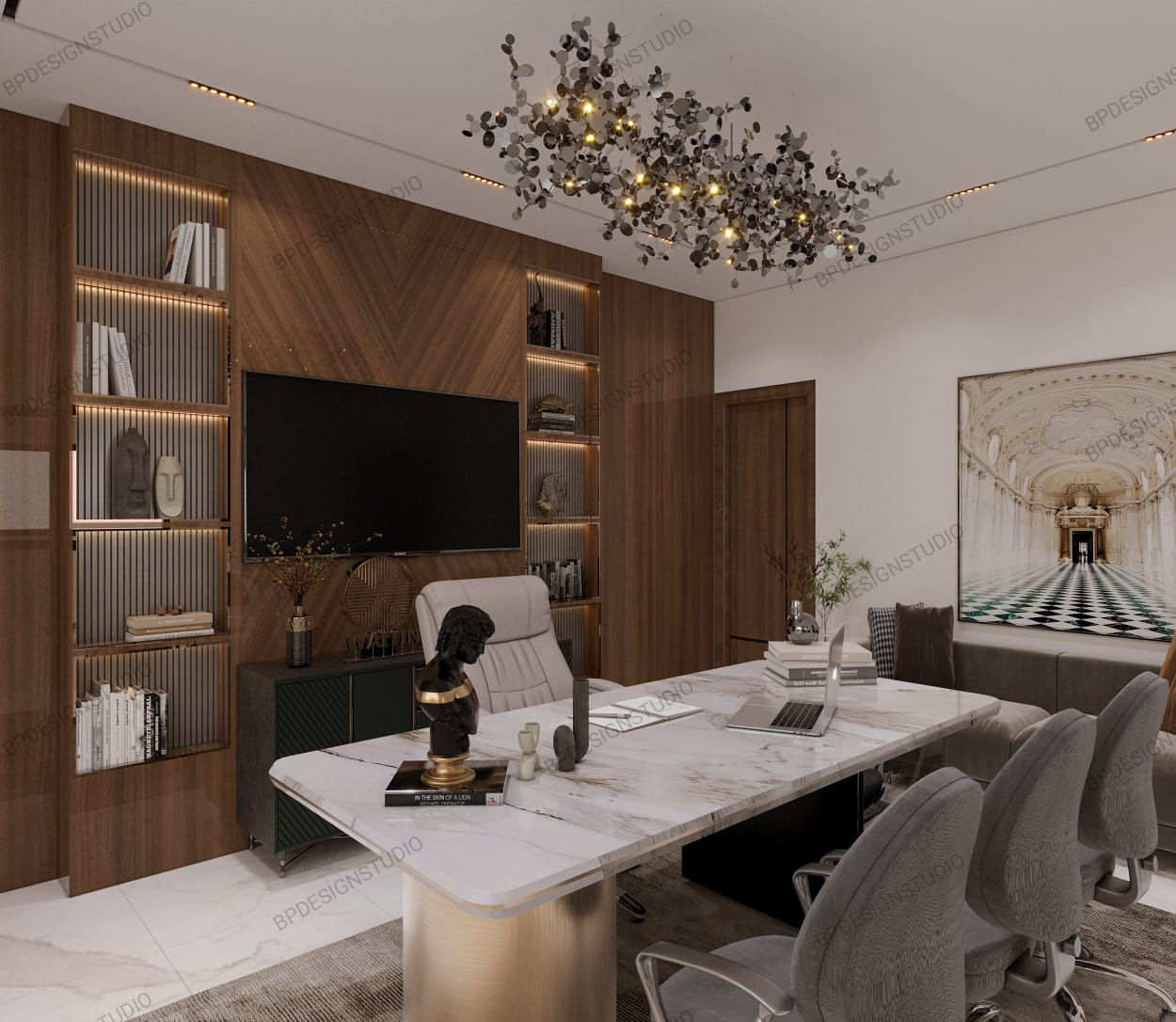 Office in Commercial Interior Work