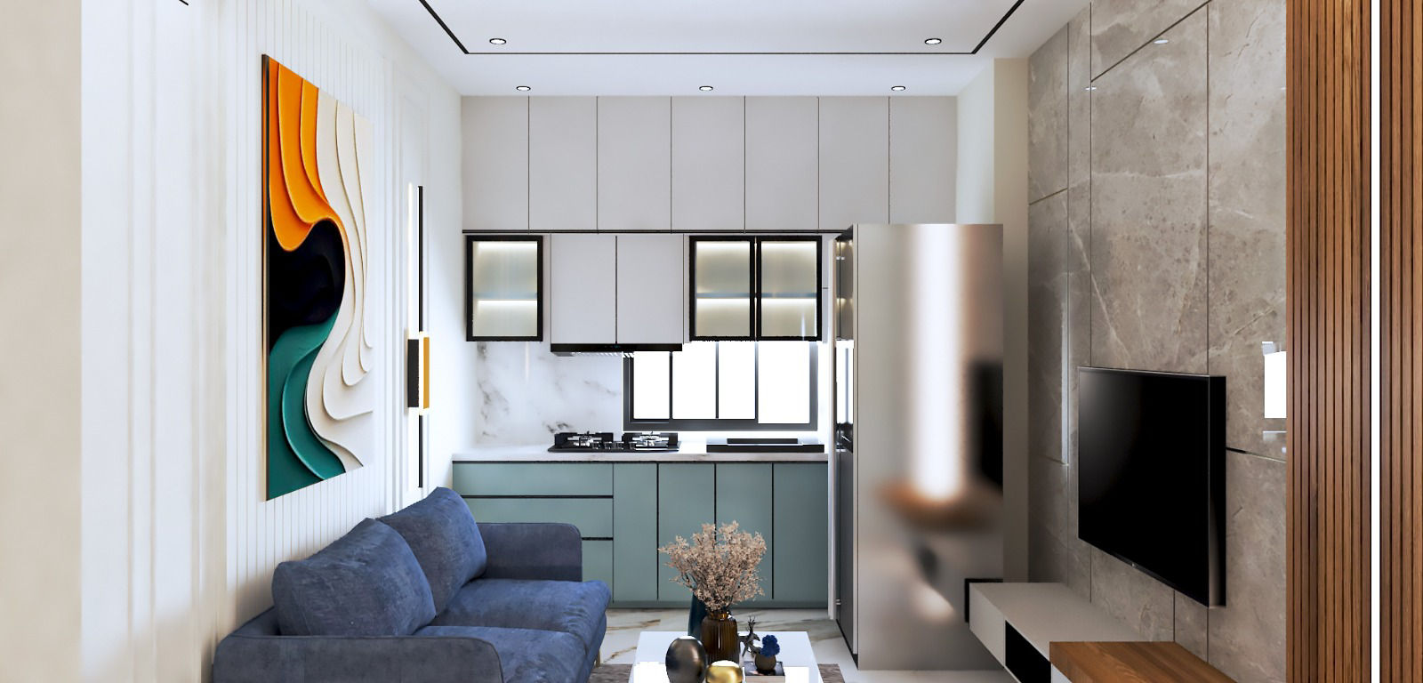 Open Kitchen & Straight Modular Kitchen in Kolkata