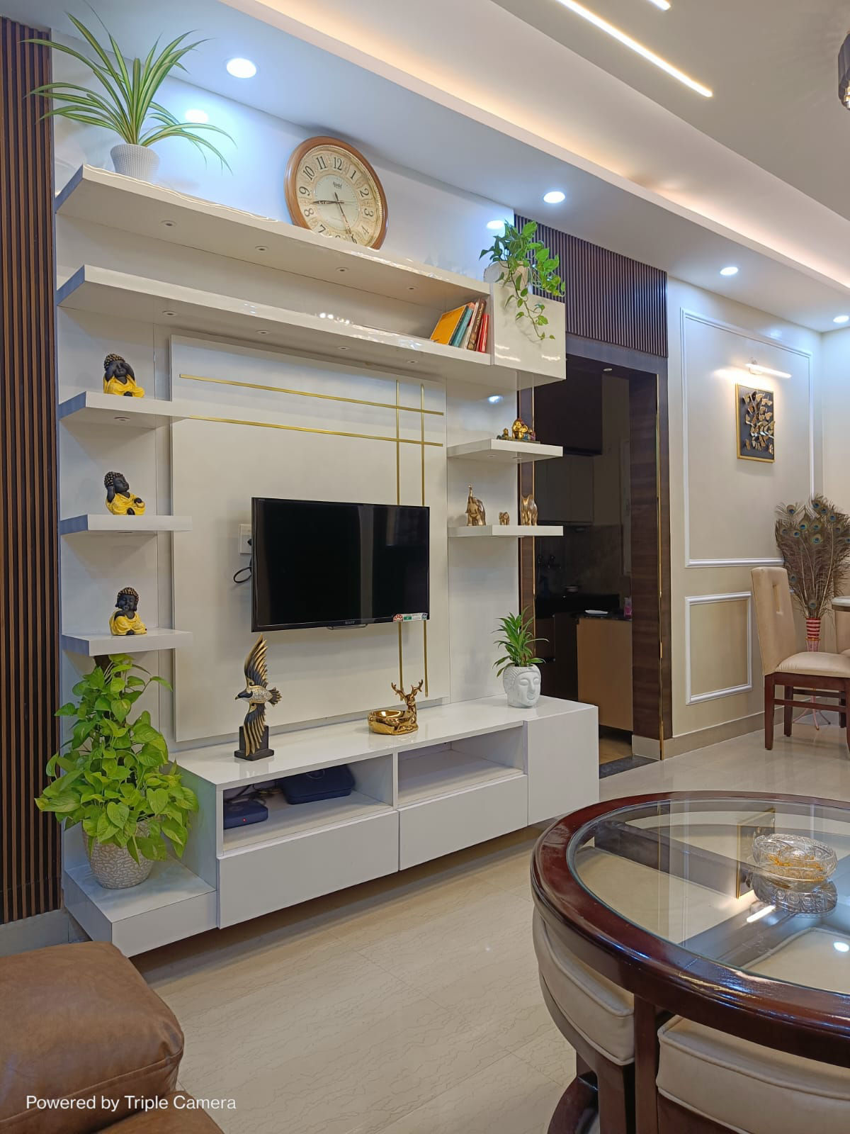 TV Unit in 2 bhk interior in lucknow