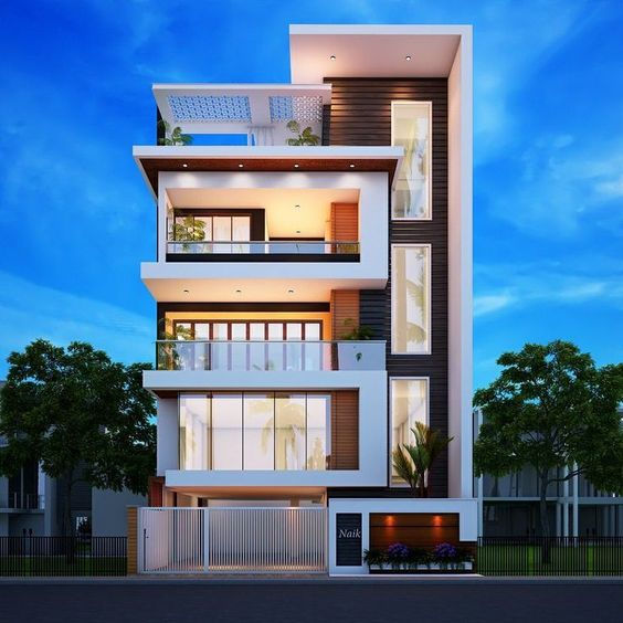 3D House Design in 3D front elevation