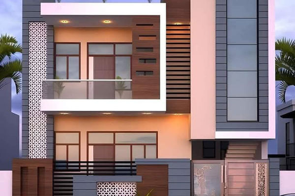 Home Exterior, Railing Design & Facade in Building construction