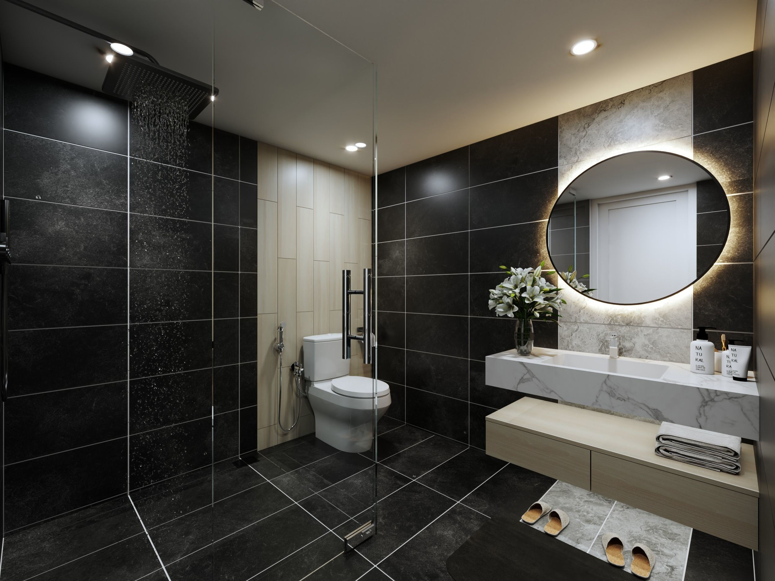 Bathroom in Mala Cottage