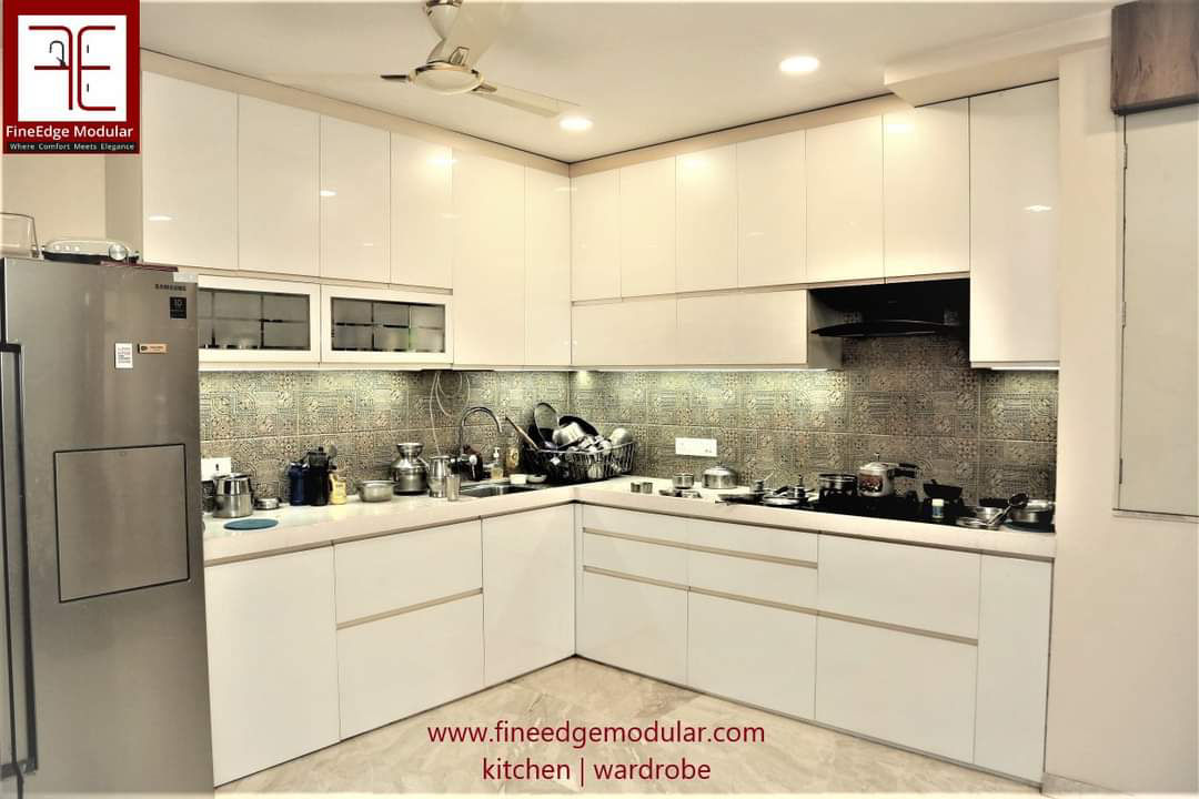 Modular Kitchen & L Shaped Modular Kitchen in FINE EDGE MODULAR