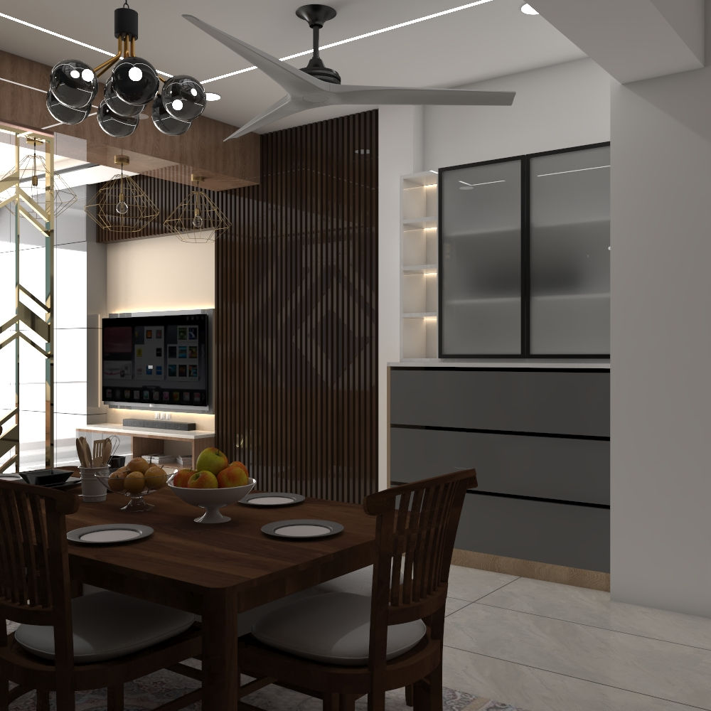 Dining Room in Residence Gurugram