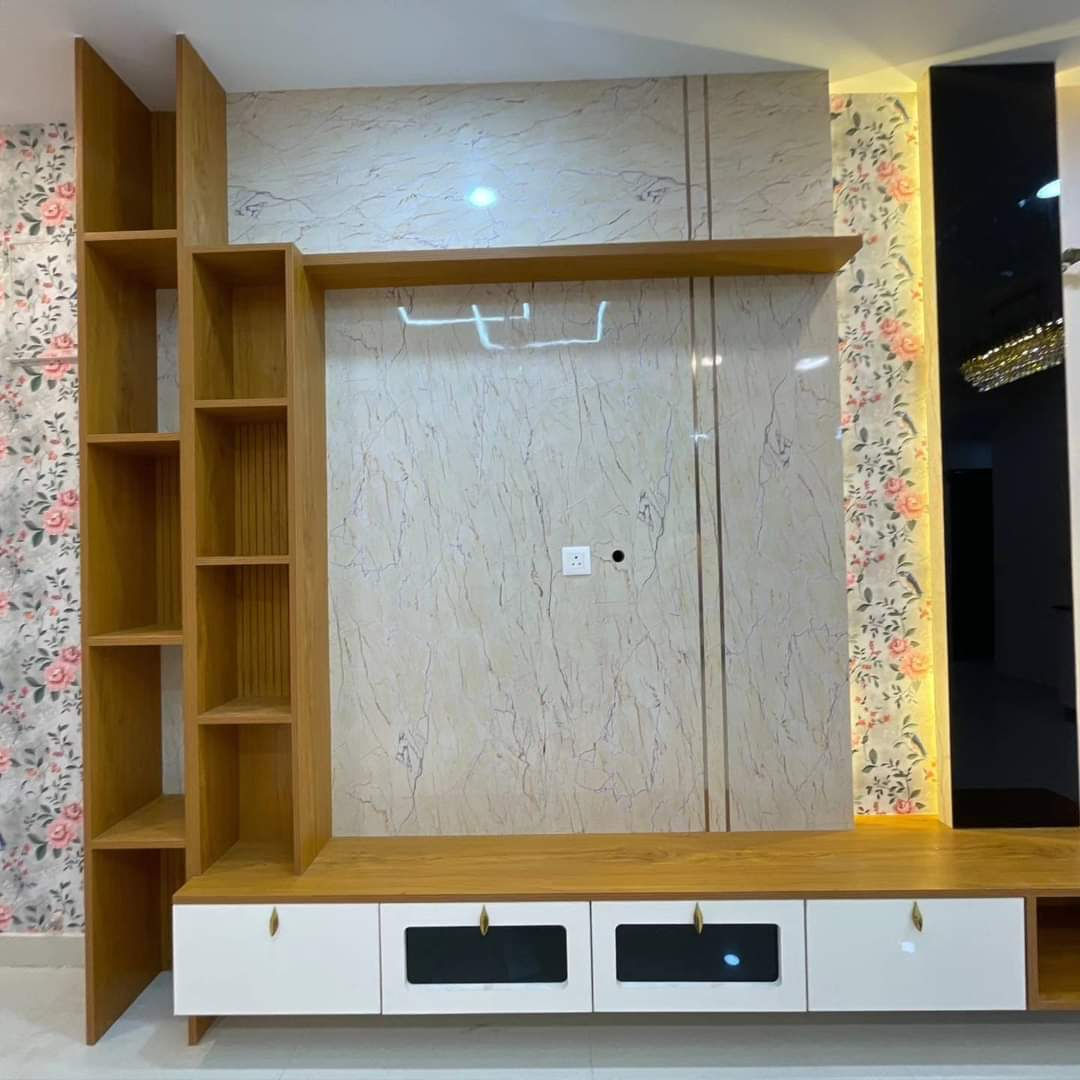 TV Unit in 2bhk and 3 bhk interiors