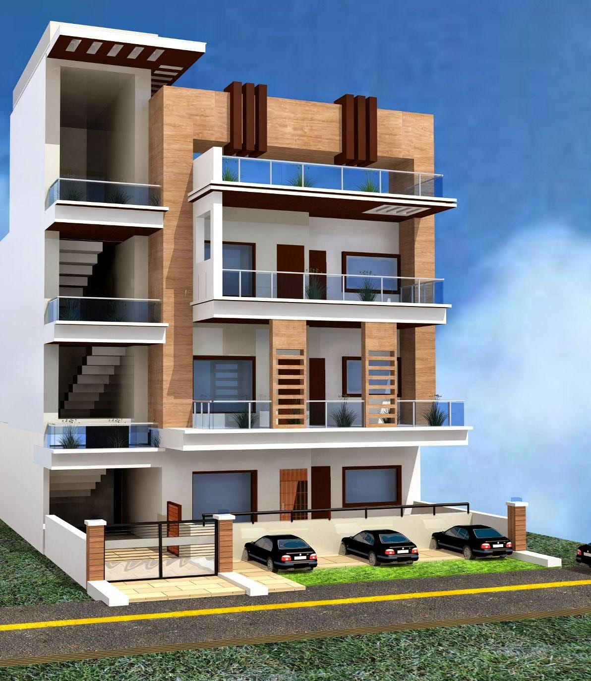 3D House Design in Villa and Apartments