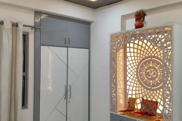 Puja Room Design by Pragati Furniture Maker Pvt Ltd - Home Interior Project