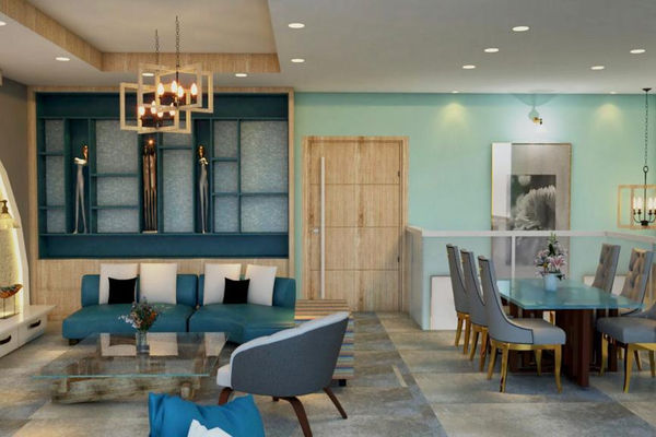 Living Room & Dining Room in Puja (Levels)