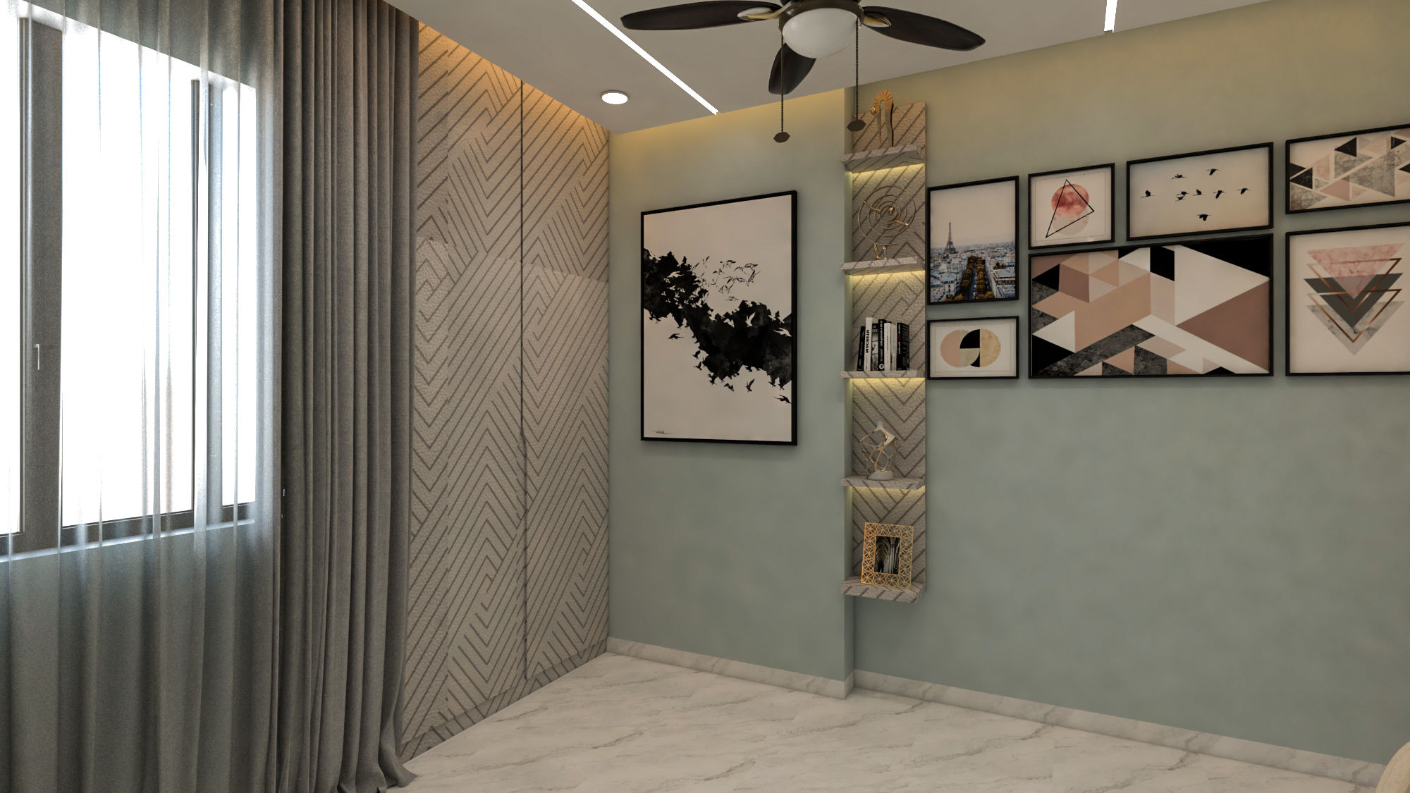 Wall Decor in Lodha Splendora