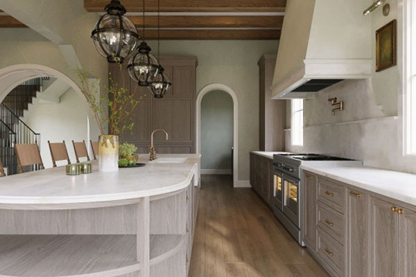 Modular Kitchen & Parallel Modular Kitchen in Gizz Residence Chicago