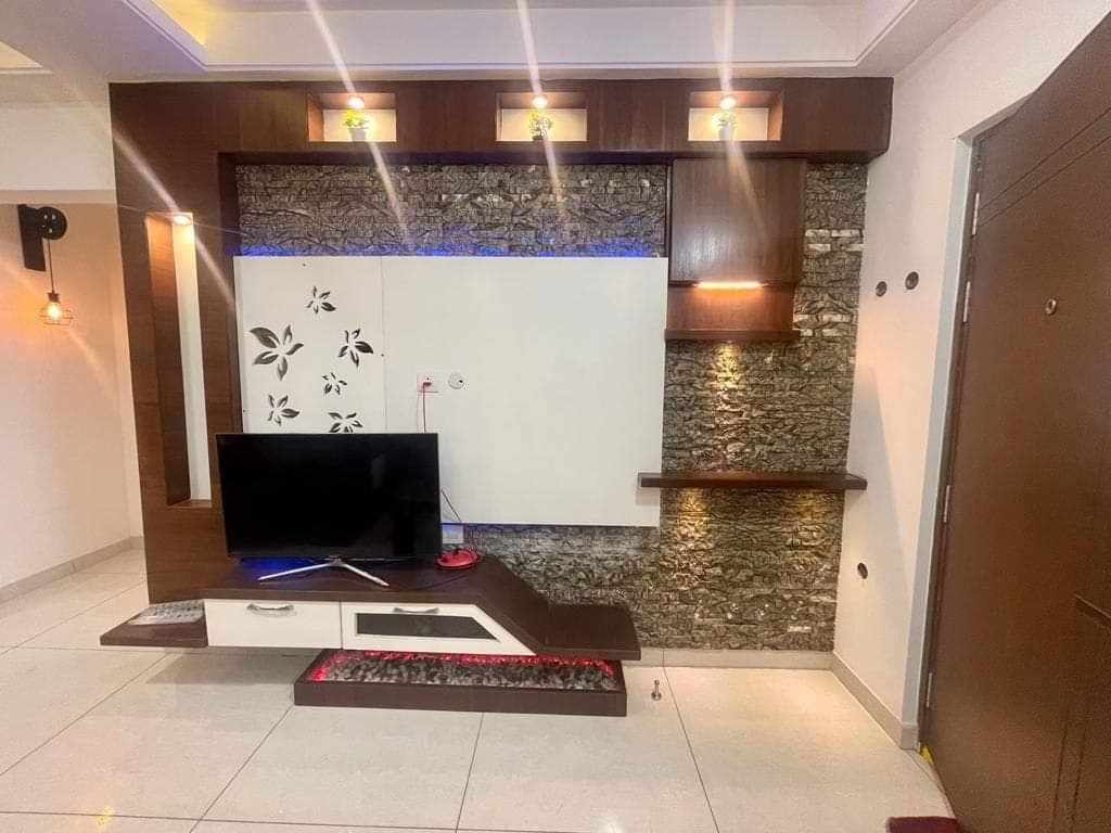 TV Unit in 2bhk and 3 bhk interiors