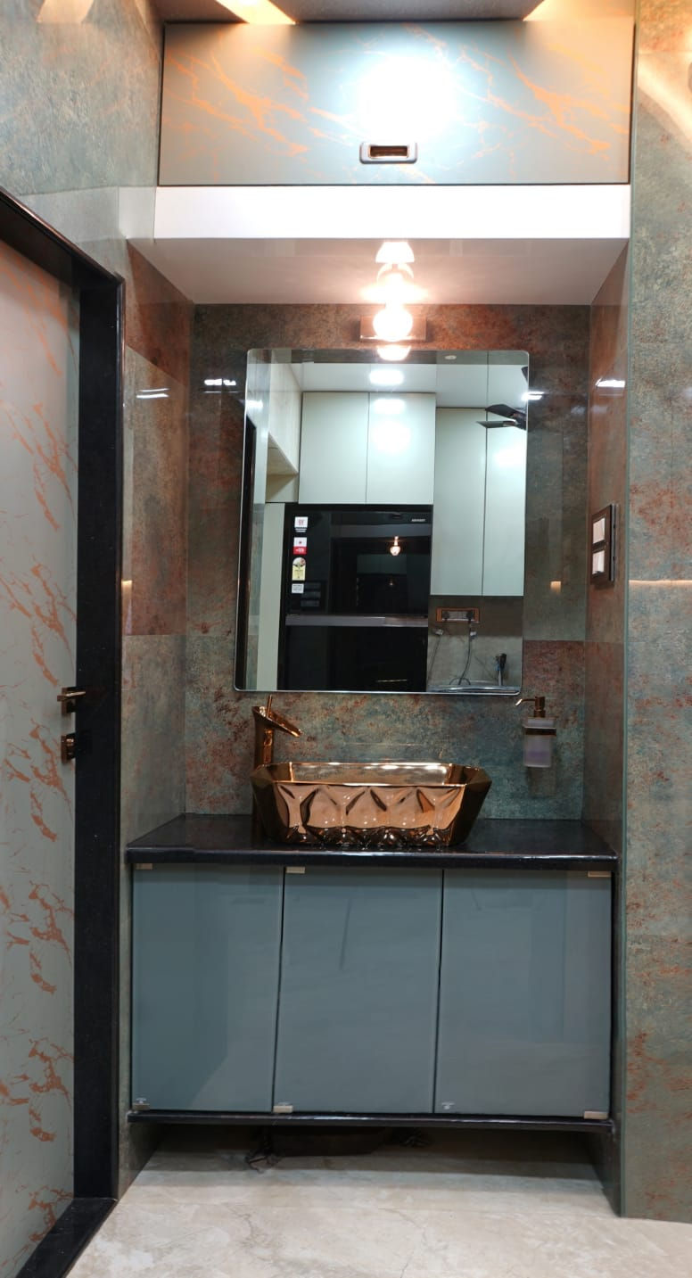 Bathroom in crystal tower