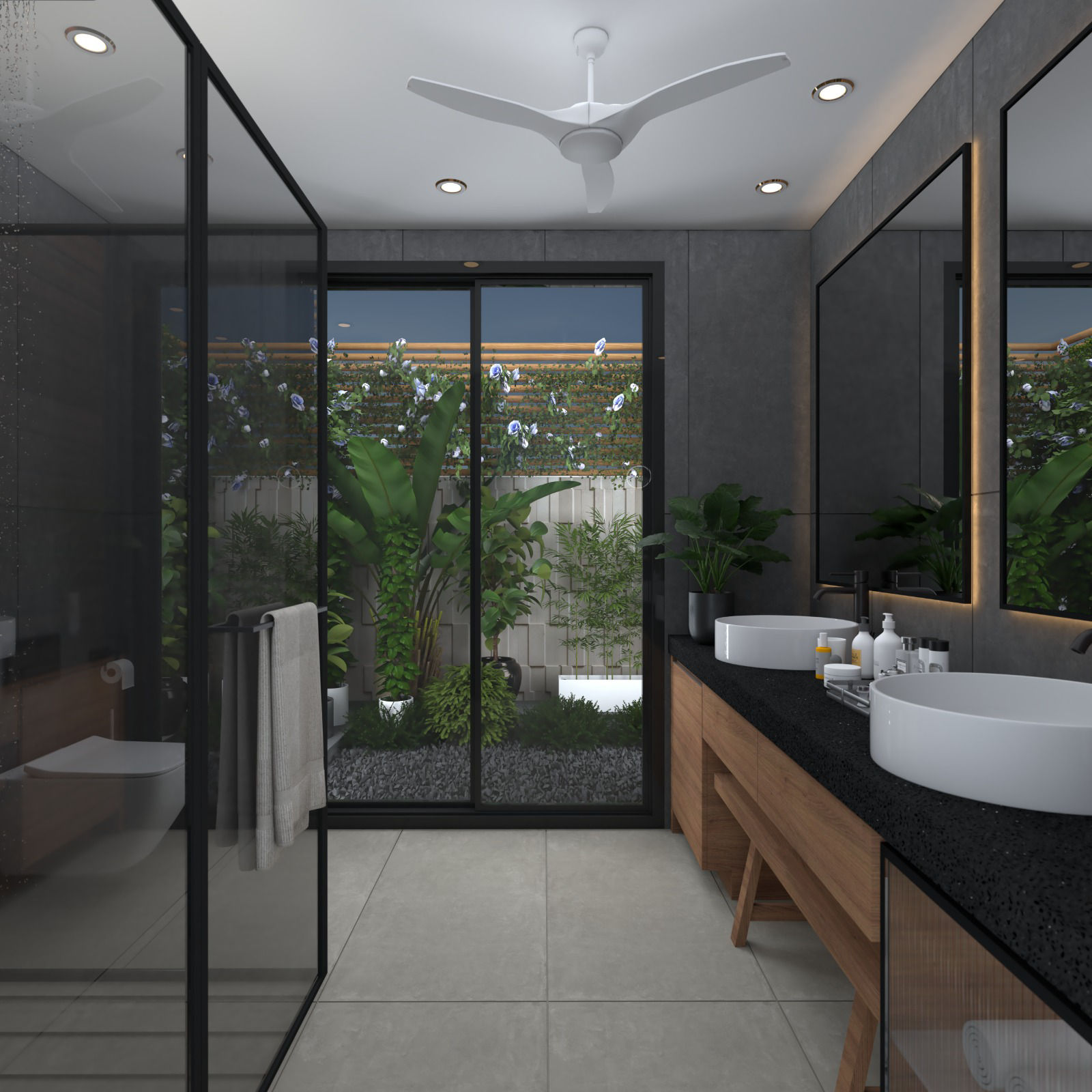 Bathroom in Residential Interior work