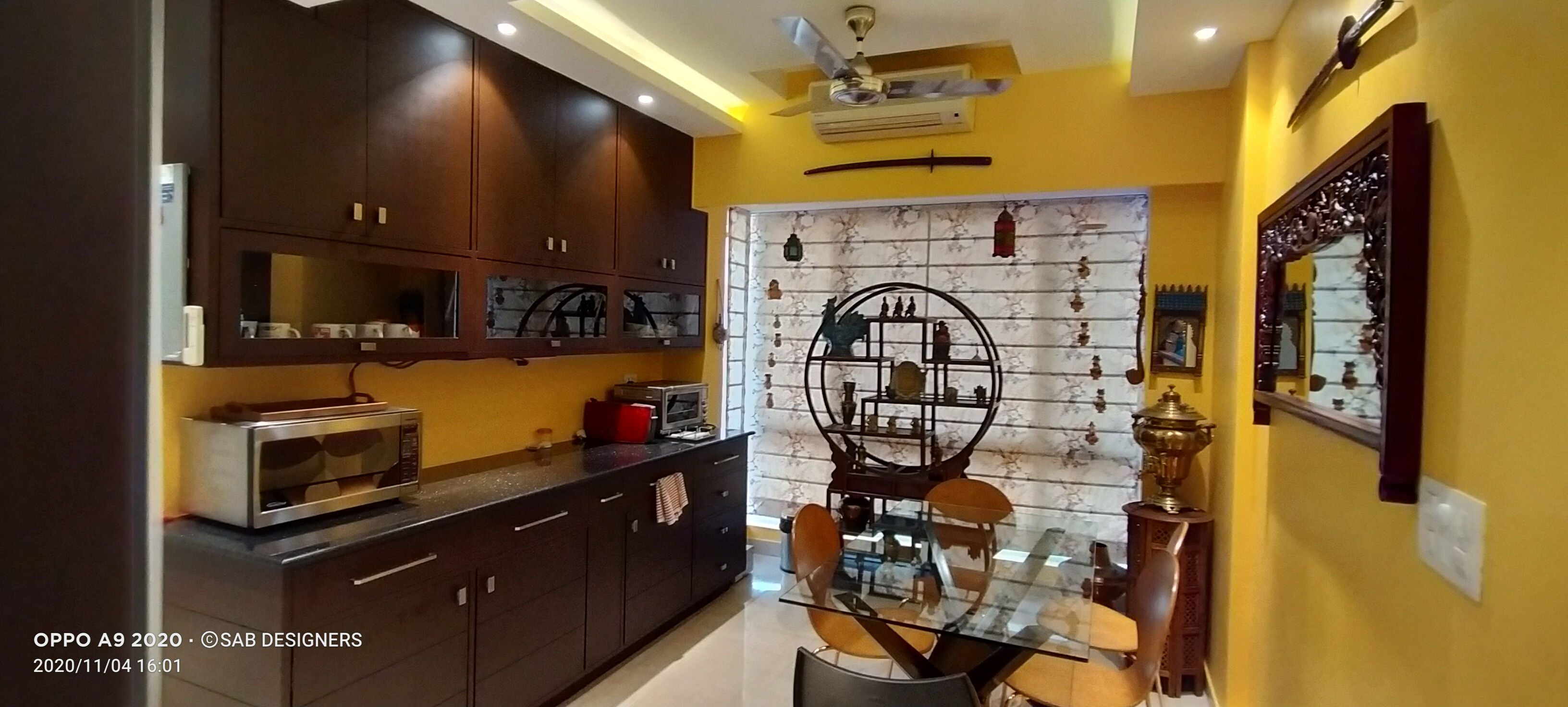 Dining Room, Modular Kitchen & Straight Modular Kitchen in 7 Bhk Flat 3500 Sft