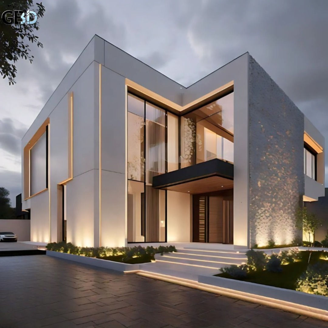 Home Exterior & 3D House Design in Pant residence