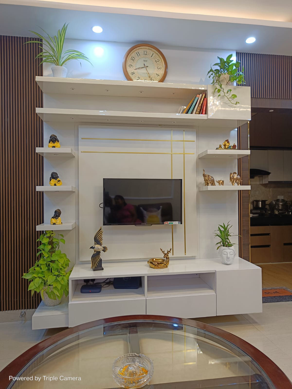 TV Unit in 2 bhk interior in lucknow
