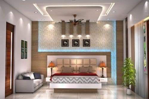 Master Bedroom & False Ceiling in fall celling