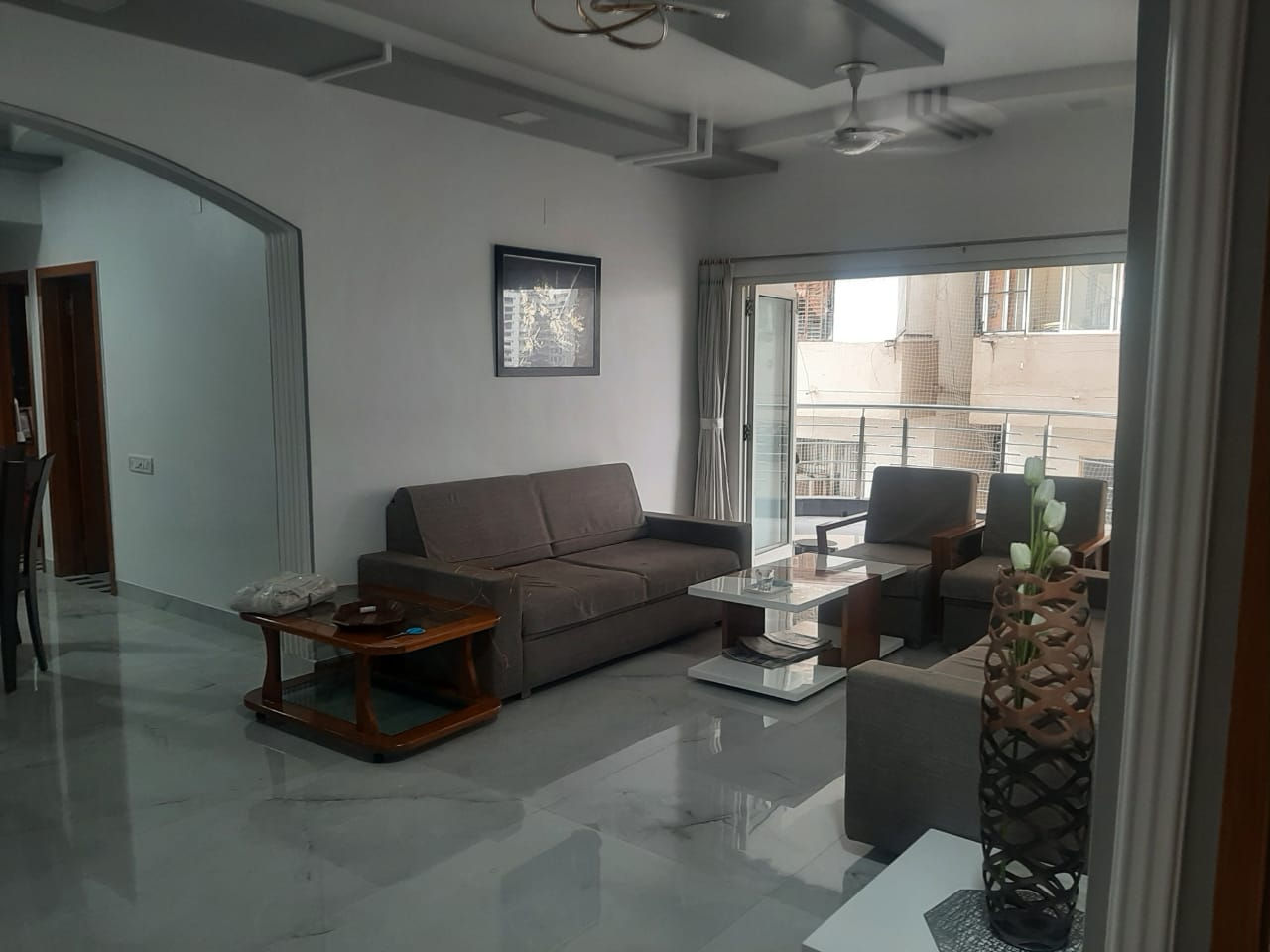 Living Room in Residential Project
