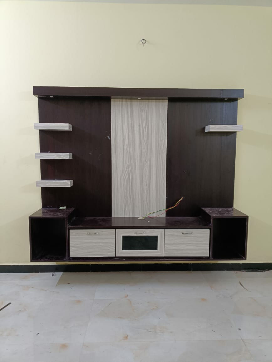 TV Unit in upvc interiors