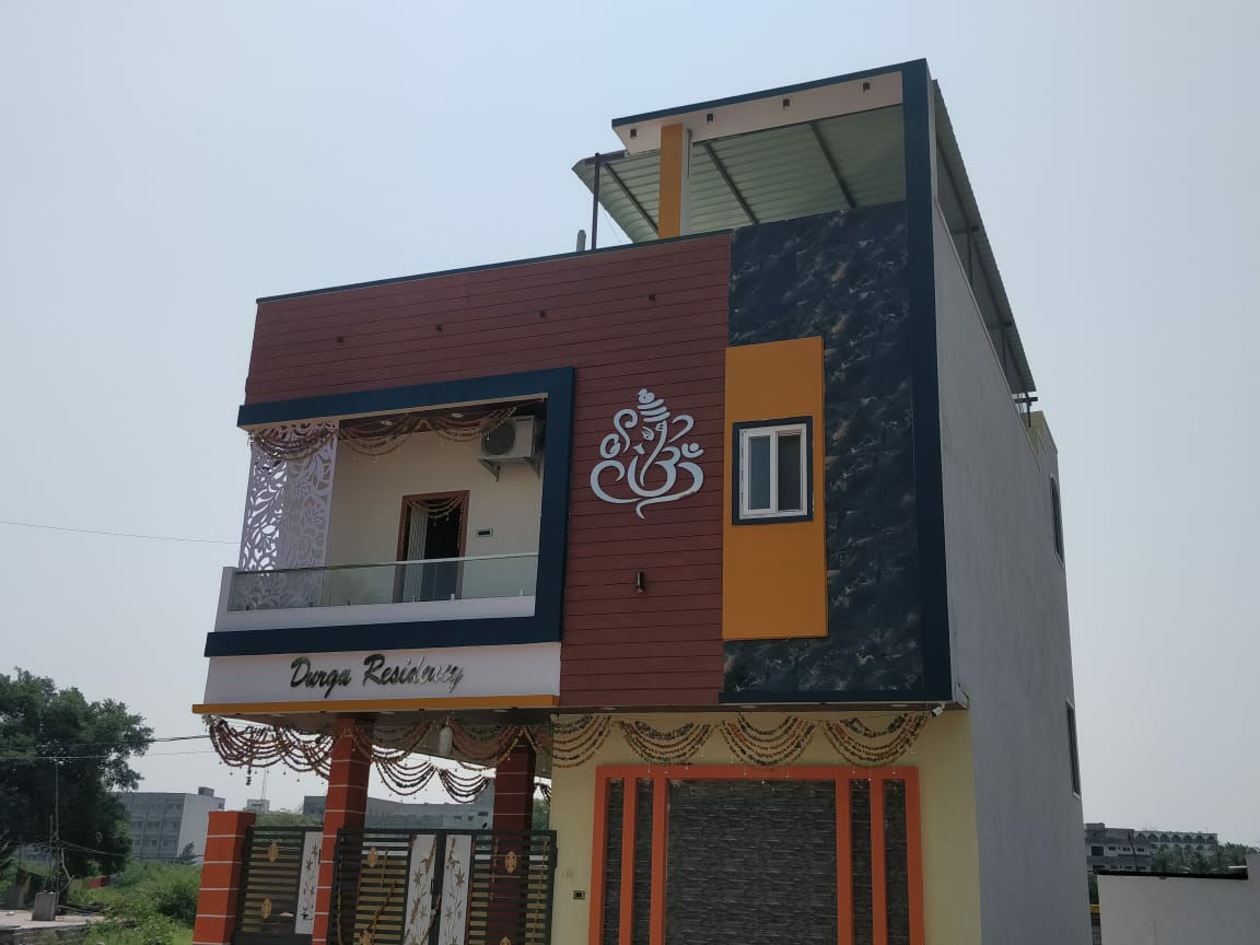 Home Exterior in Hyderabad site works