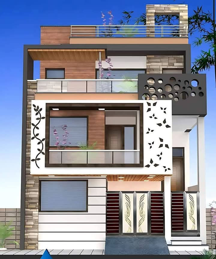 Home Exterior, Window & Railing Design in Building construction