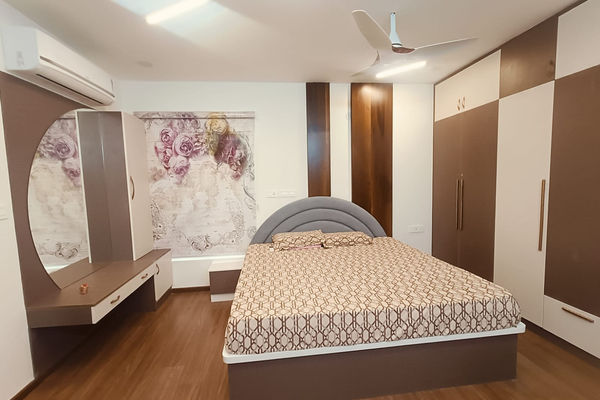 Master Bedroom & Dressing Room in 3BHK