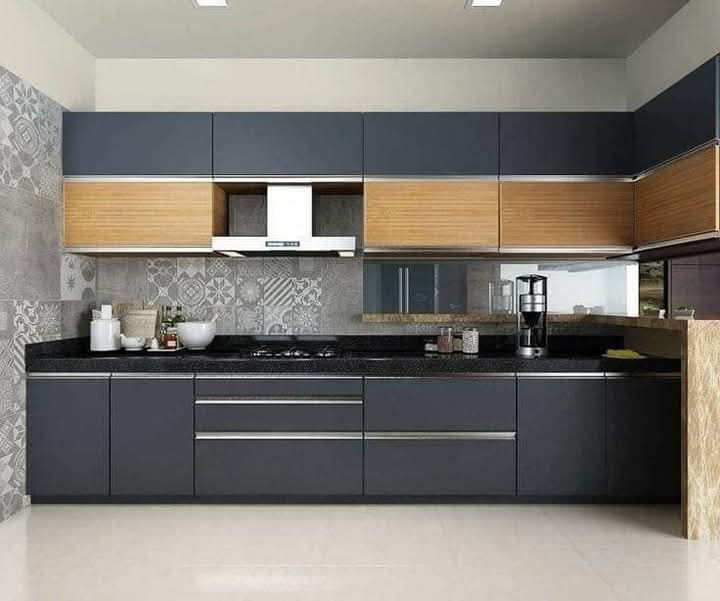 Modular Kitchen, Straight Modular Kitchen & Kitchen Cabinet in sharma