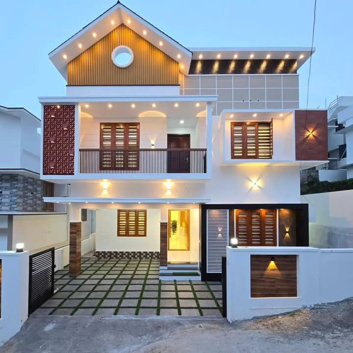 Home Exterior, Courtyard & False Ceiling in Building construction