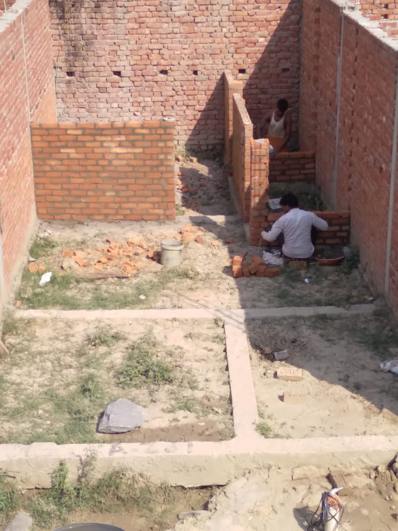 Civil Work in Awadhpuram Row Houses Colony
