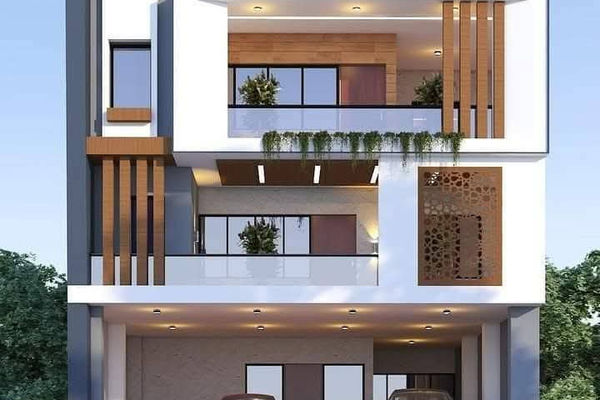 Home Exterior, Railing Design & False Ceiling in Building construction