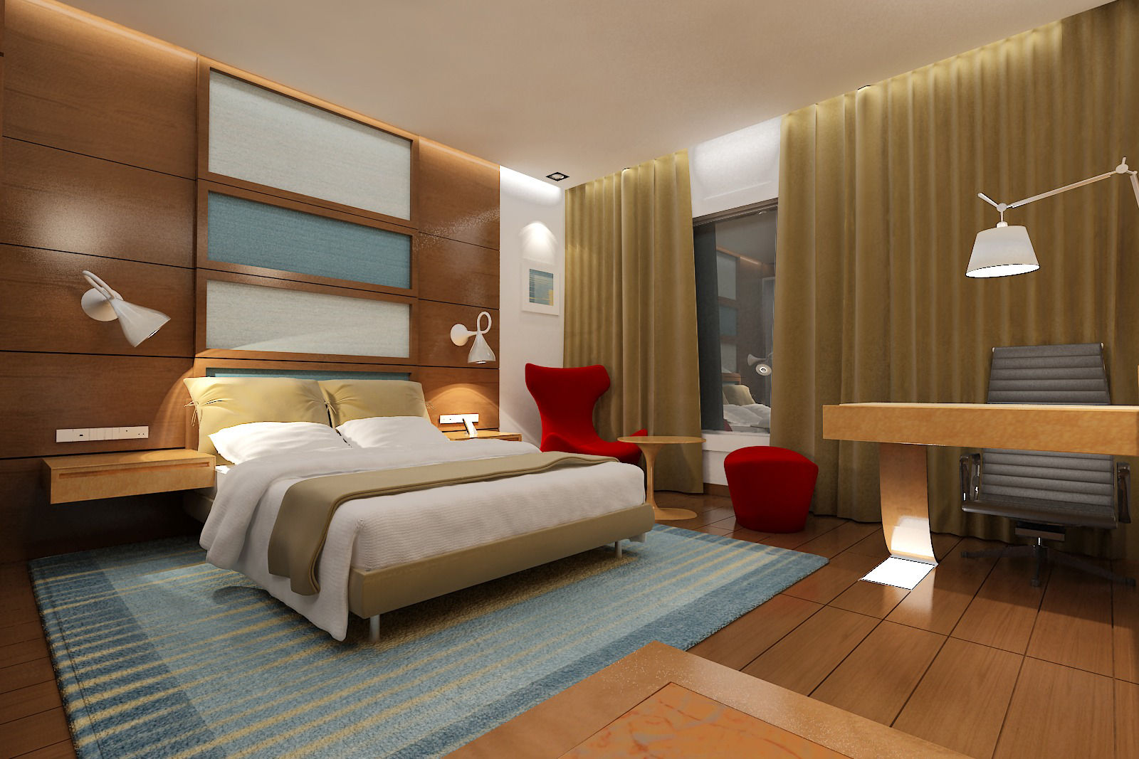 Bedroom in rahul tyagi