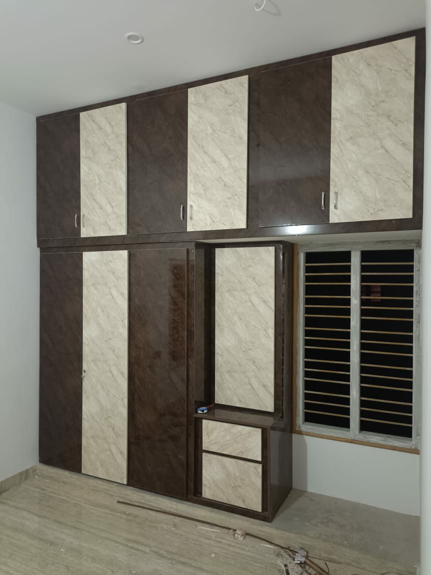 Wardrobe in upvc interiors