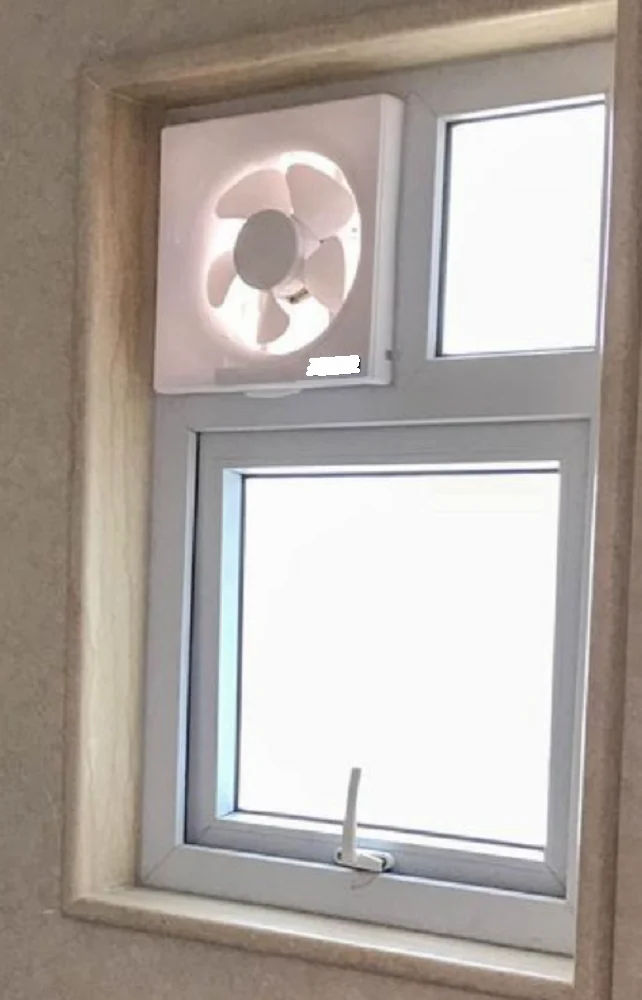 Window in kashmir villa work.