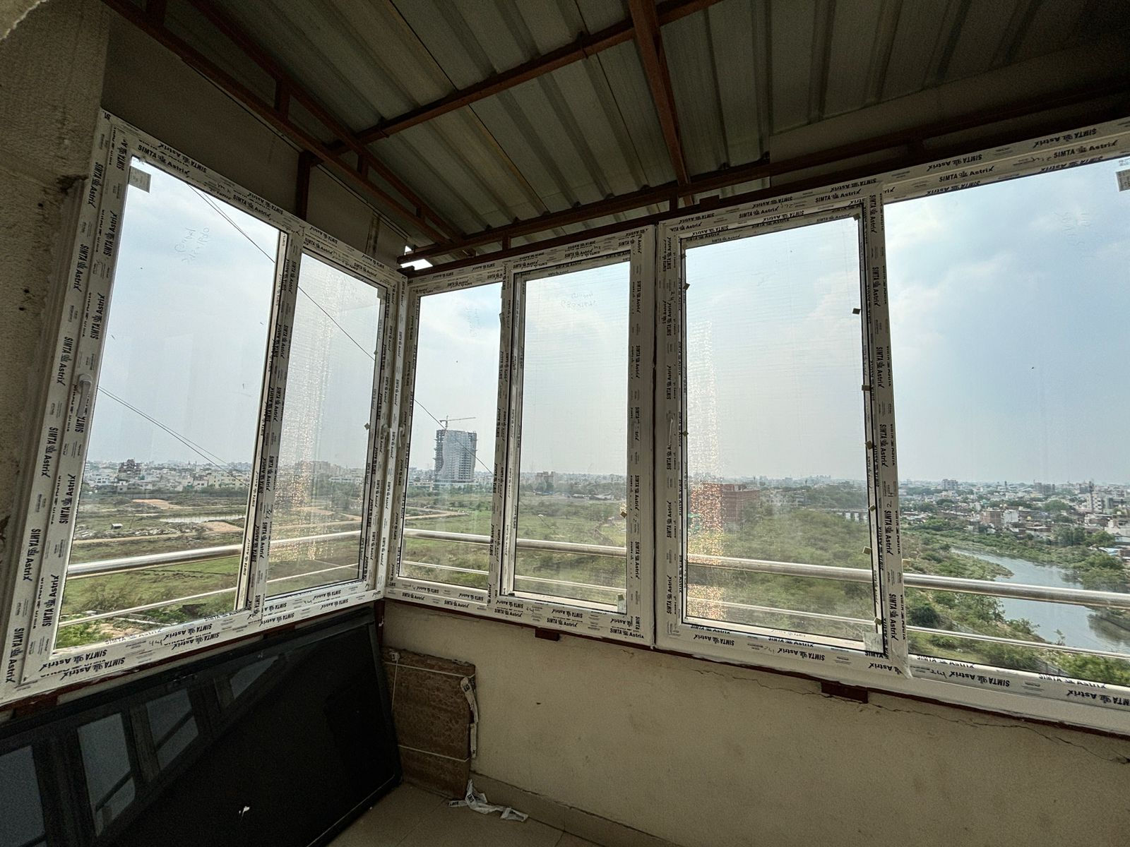 Window in u Shaped uPVC Windows