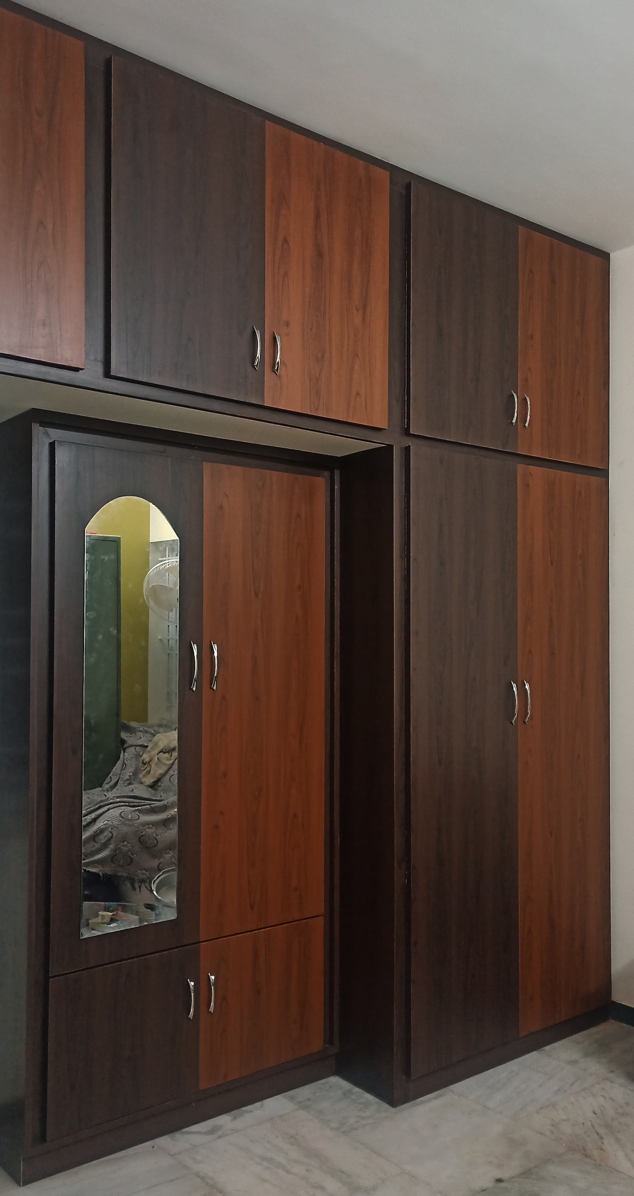 Wardrobe in upvc interiors