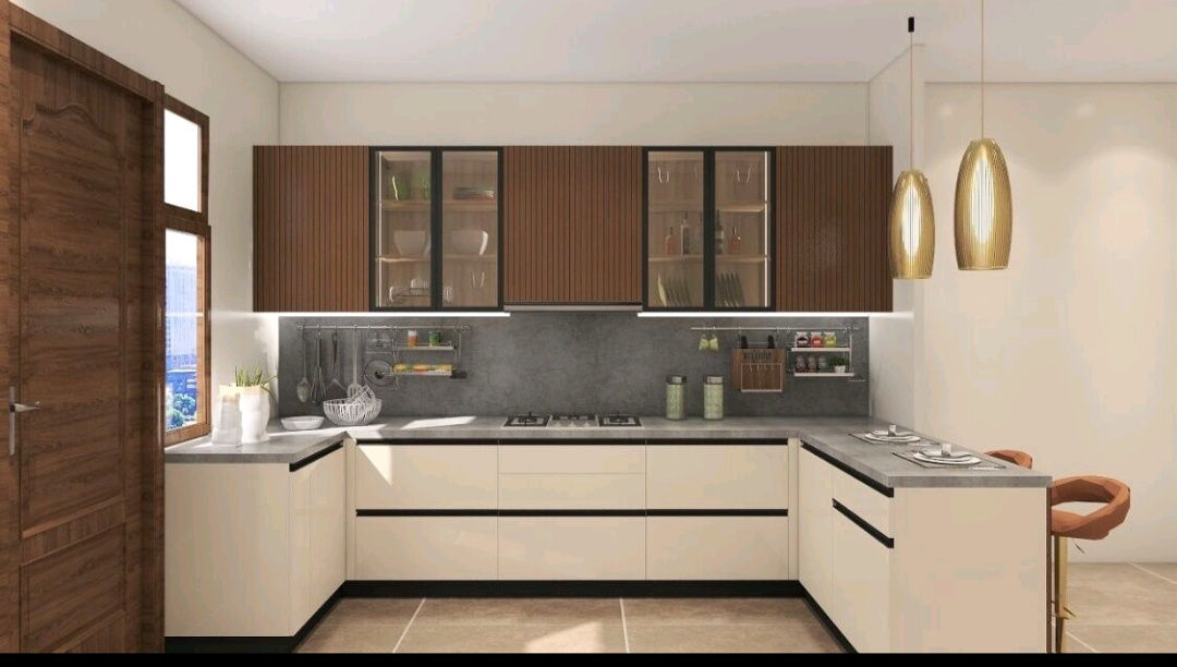 U Shaped Modular Kitchen in Modular kitchen