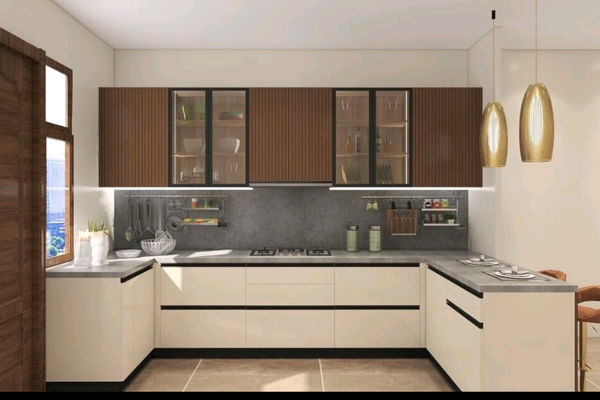 U Shaped Modular Kitchen in Modular kitchen