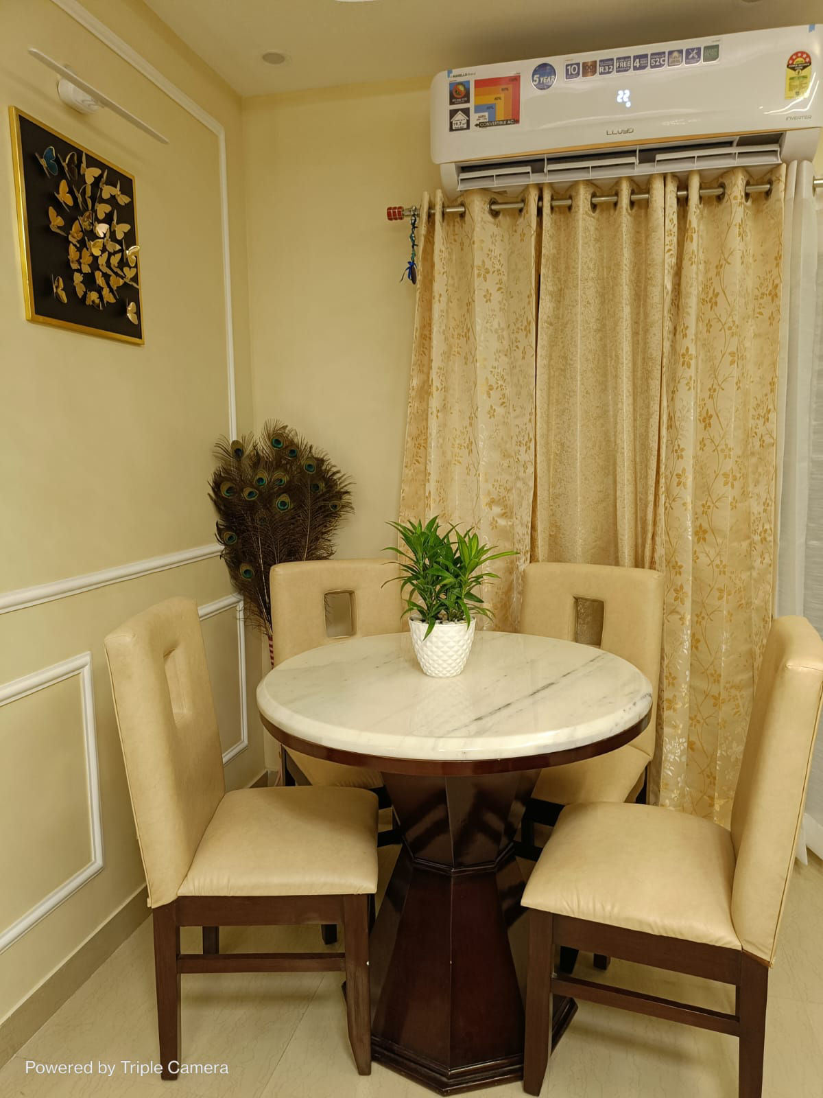 Dining Room in 2 bhk interior in lucknow