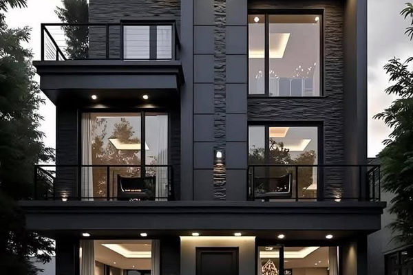 Home Exterior, Railing Design & Facade in Building construction