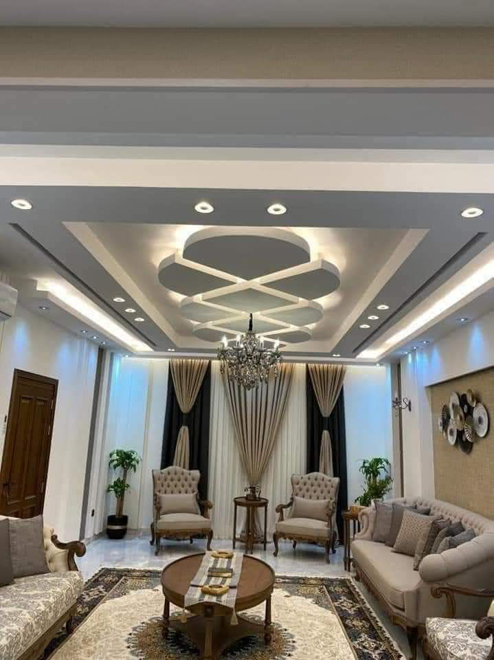 Living Room & False Ceiling in fall celling
