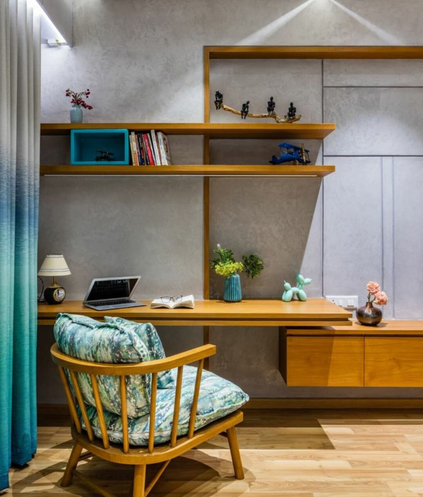 Study Room in Residential Interior Work
