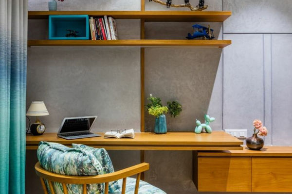 Study Room in Residential Interior Work
